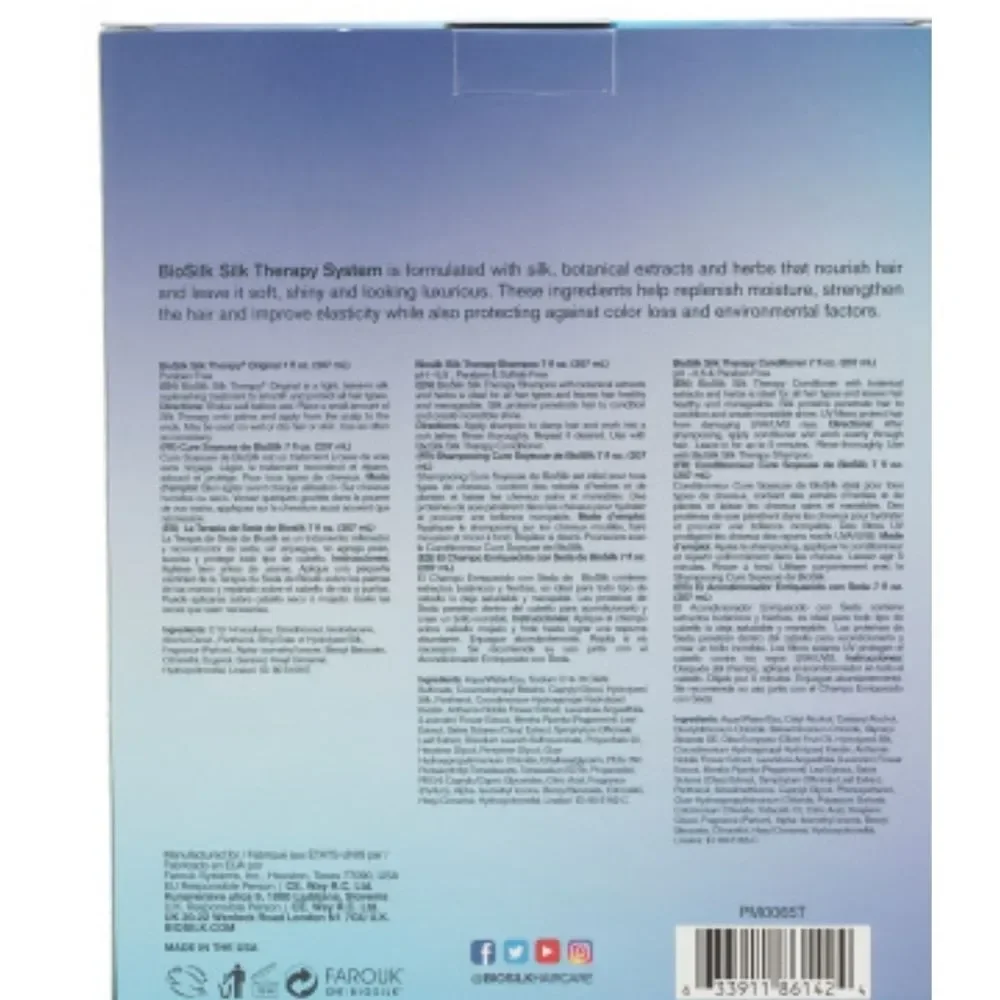 Biosilk Silk‎ Therapy Replenishing & Reconstructing System